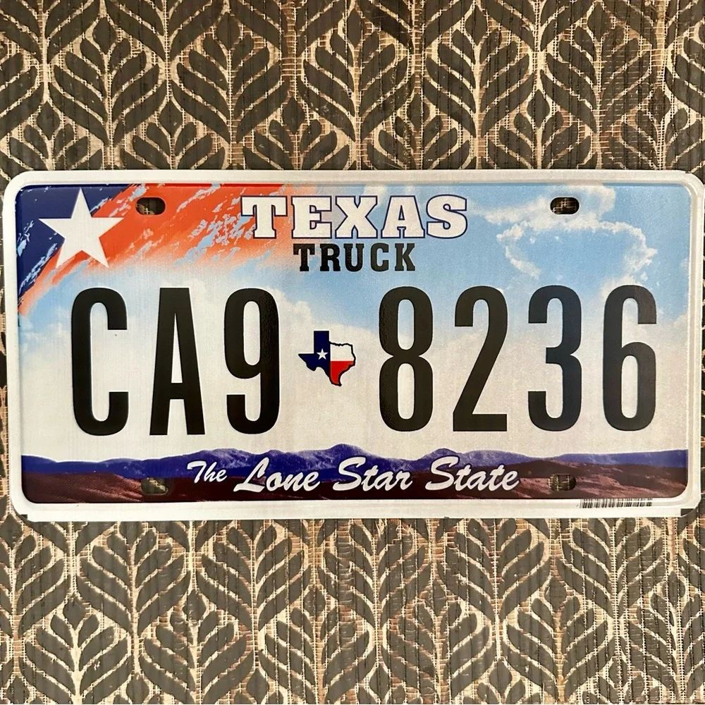 Texas Truck The Lone Star State License Plate